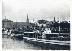Memel, Stadt, Stadtkreis Memel Memel, Marktdamper, Marktleben II Мемель, рыночные пароходы, торговля на рынке, II