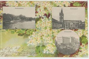 Königsberg (Pr.), Stadtkreis Königsberg Königsberg (Pr.), Schloßteich, Schloßhof, Universität Königsberg, Universität