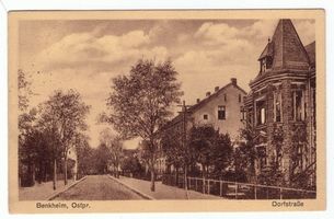 Benkheim, Kreis Angerburg Benkheim, Dorfstraße 