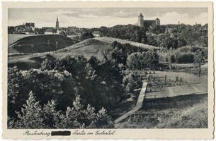 Rastenburg, Stadt, Kreis Rastenburg Rastenburg, Partie im Gubertal Rastenburg, Stadtansichten