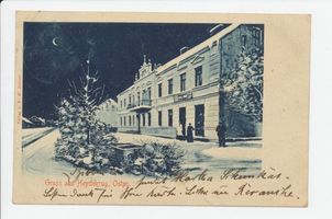 Heydekrug Kr. Heydekrug, Kreis Heydekrug Heydekrug Kr. Heydekrug, winterliche Straße 