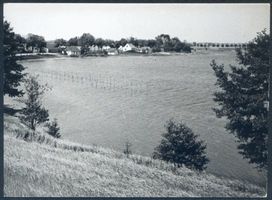 Rodenau, Kreis Lötzen Rodenau, Blick auf den Ort am Kröstensee 
