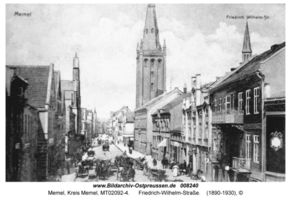 Memel, Stadt, Stadtkreis Memel Friedrich-Wilhelm-Straße