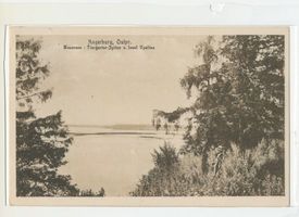 Upalten Kr. Angerburg, Kreis Angerburg Upalten Kr. Angerburg, Thiergartenspitze und Insel Upalten II 