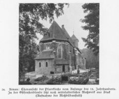 Arnau Kr. Samland, Kreis Samland Arnau Kr. Samland, Choransicht der Pfarrkirche vom Anfang des 14. Jahrhunderts 