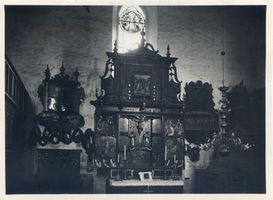 Groß Schwansfeld, Kreis Bartenstein Groß Schwansfeld, Kirche, Altar IV Гросс-Швансфельд, церковь, алтарь, IV