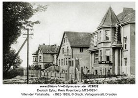 Deutsch Eylau, Kreis Rosenberg Parkstraße