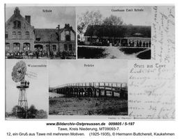 Tawe, Ort, Kreis Elchniederung 