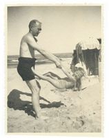 Kahlberg-Liep, Ort, Kreis Elbing Kahlberg-Liep, Vergnügen am Strand 