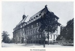 Königsberg (Pr.), Stadtkreis Königsberg Königsberg (Pr.), Hindenburg-Oberrealschule für Jungen am Wallring II Königsberg, Schulen