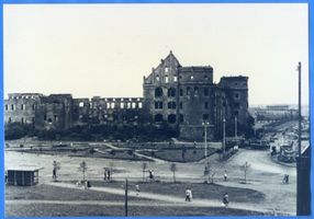 Königsberg (Pr.), Stadtkreis Königsberg Königsberg (Pr.), Schloß nach der Zerstörung Königsberg, Zweiter Weltkrieg und das Ende