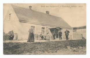 Halbersdorf, Gut, Kreis Rosenberg Halbersdorf Krs Rosenberg, Gut, Gasthaus Johann Lange Хальберсдорф, округ Розенберг, поместье, трактир Иоганна Ланге