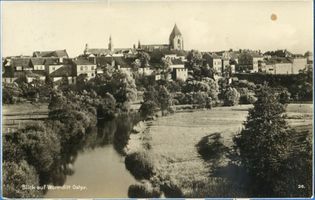 Wormditt, Kreis Braunsberg Wormditt, Blick auf die Stadt II 