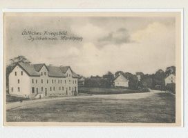 Wehrkirchen, Ort, Kreis Goldap Szittkehmen, Östliches Kriegsbild. Am Marktplatz II 