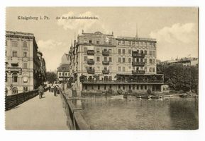 Königsberg (Pr.), Stadtkreis Königsberg Königsberg (Pr.), An der Schlossteichbrücke Königsberg, Schloßteichbrücke