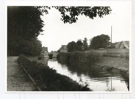 Osterode (Ostpr.), Kreis Osterode Osterode (Ostpr.), Wasserbauamt mit Schleuse (Oberländer Kanal) 