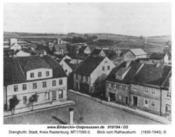 Drengfurth, Stadt, Kreis Rastenburg Marktplatz