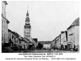 Tilsit, Stadt, Stadtkreis Tilsit Deutsche Straße
