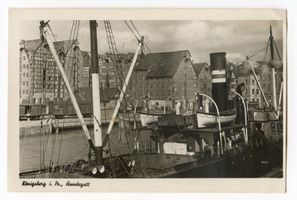 Königsberg (Pr.), Stadtkreis Königsberg Königsberg, Hundegatt mit Speicherviertel  Lastadie  IV Königsberg, Speicherviertel am Hundegatt (Lastadie)