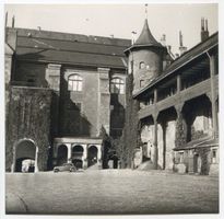 Königsberg (Pr.), Stadtkreis Königsberg Königsberg (Pr.), Schloßhof mit Blutgericht V Königsberg, Weinrestaurant  Blutgericht  im Schloß