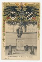 Königsberg (Pr.), Stadtkreis Königsberg Schloßplatz Königsberg (Pr.), Schloßplatz, Denkmal, Friedrich Wilhelm I. Königsberg, Denkmal Friedrich Wilhelm I