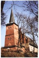 Juditten Stadtkr. Königsberg, Stadtkreis Königsberg Juditten Kr. Königsberg, Kirche von Südwesten II Юдиттен, Кёнигсбергский район, церковь с юго-запада, II
