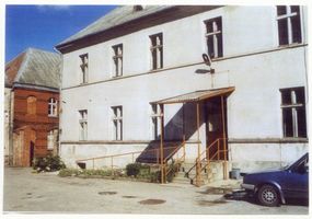 Prökuls, Kreis Memel Prökuls, Gericht, Hofansicht Прёкулы, суд, вид со стороны двора
