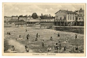 Cranz Kr. Samland, Ort, Kreis Samland Cranz Kr. Samland, Familienbad Кранц, р-н Самбия, семейная купальня