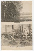 Adlersdorf, Ort, Kreis Lötzen Orlowen Kr. Lötzen, Dubinneck See, Russische Gräber Орловен, р-н Лёцен, озеро Дубиннек, русские могилы