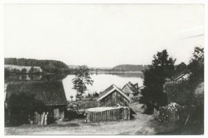 Hartigswalde, Ort, Kreis Neidenburg Hartigswalde, Hof Michael Lojek und Hartigsee 