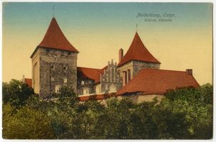 Neidenburg, Stadt, Kreis Neidenburg Neidenburg, Schloß, Ostseite Neidenburg, Schloß