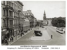 Königsberg (Pr.), Stadtkreis Königsberg Paradeplatz