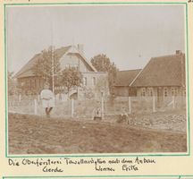 Tawellenbruch, Ort und Forstamt, Kreis Elchniederung Tawellenbruch fr. Tawellningken, Die Oberförsterei nach dem Anbau Тавелленбрух, быв. Тавелльнингкен, обер-форстерия после пристройки