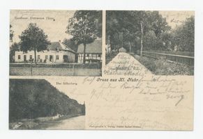 Klein Nuhr, Kreis Wehlau Klein Nuhr, Gasthaus, Oberförsterei, Der Silberberg 