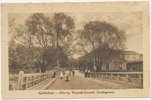 Eydtkau, Kreis Ebenrode Eydtkuhnen, Grenzübergang Eydtkuhnen-Kibarty, deutsch-russische Landesgrenze Эйдткунен, пограничный переход Эйдткунен — Кибарты, немецко-русская государственная граница