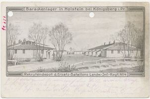 Groß Holstein, Stadtkreis Königsberg Groß Holstein, Barackenlager 