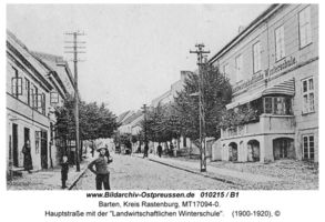 Barten Kr. Rastenburg, Kreis Rastenburg Hauptstraße (fr. Rastenburger Straße)