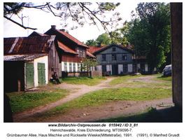 Heinrichswalde Kr. Elchniederung, Kreis Elchniederung Grünbaumer Allee  