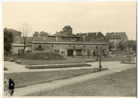 Lötzen, Stadt, Kreis Lötzen Lötzen, Angerburger Straße mit Blick auf den Markt 