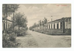 Arys, Kreis Johannisburg Arys, Baracken Арыс, бараки