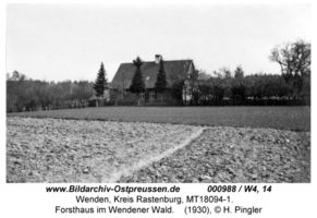 Wenden (Ostpr.), Försterei und Waldhaus, Kreis Rastenburg 