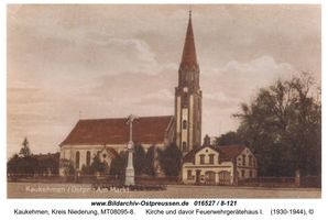 Kuckerneese, Ort, Kreis Elchniederung Am Markt