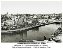 Königsberg (Pr.), Stadtkreis Königsberg  Königsberg, Zweiter Weltkrieg und das Ende