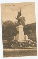 Wartenburg Kr. Allenstein, Stadt, Kreis Allenstein Wartenburg, Kriegerdenkmal II 
