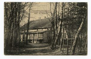 Seebad Rosehnen, Kreis Samland Rosehnen, Kurhaus  Blaue Möwe  Inh.: A. Behlau 