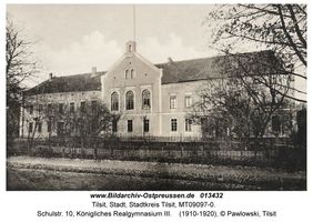 Tilsit, Stadt, Stadtkreis Tilsit Schulstraße, Tilsit