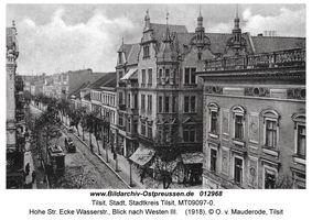 Tilsit, Stadt, Stadtkreis Tilsit Hohe Straße