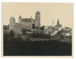Marienwerder, Stadt, Kreis Marienwerder Marienwerder, Gesamtansicht mit Schloß und Dom 