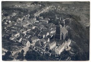 Rößel, Stadt, Kreis Rößel Rößel, Blick von Südwest - Luftbild II 