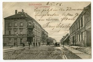 Gumbinnen, Stadt, Kreis Gumbinnen Goldaper Straße Gumbinnen, Goldaper Straße Гумбиннен, Гольдаперштрассе